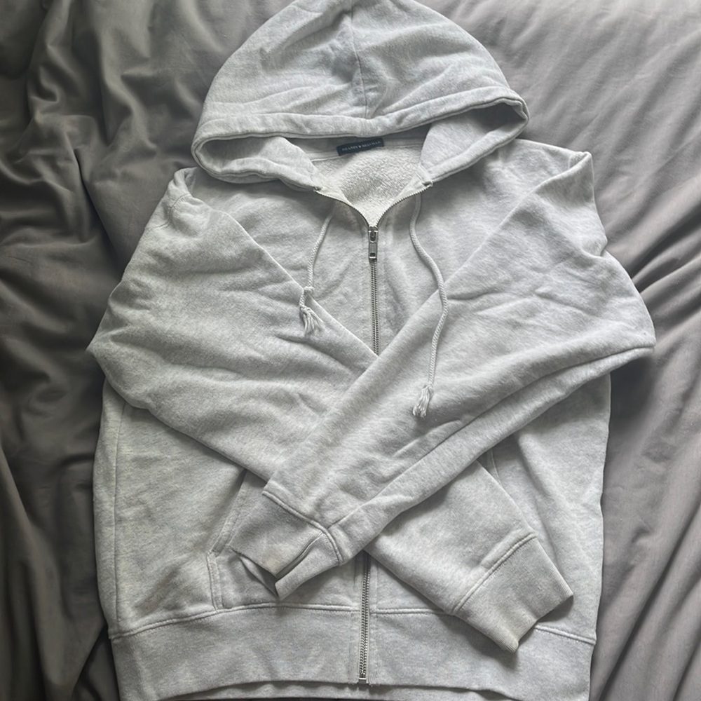 brandy melville heather gray hoodie